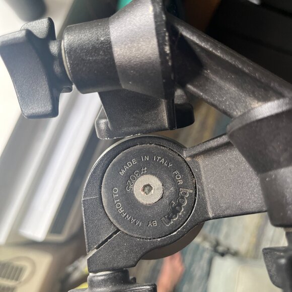 Manfrotto Bogen 3001 professional photo tripod 3025 head - Picture 3 of 5